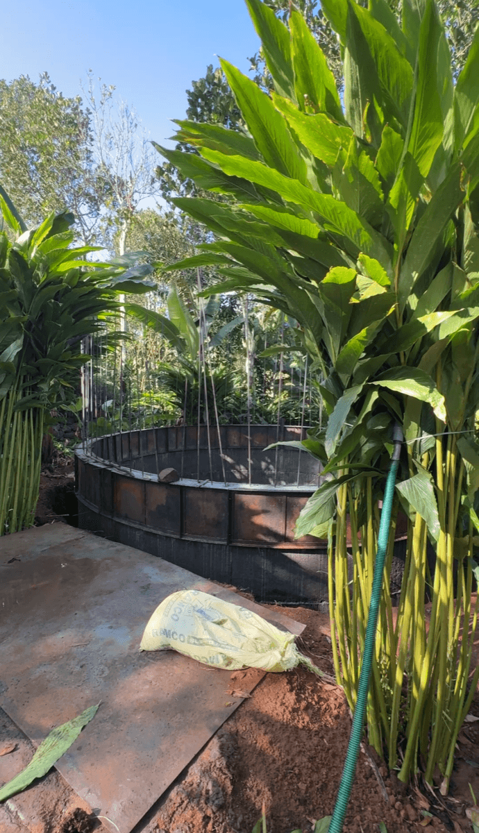 Infrastructure improvement work at Erthiq plantation